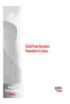 Báo cáo global power generation presentation for lilama
