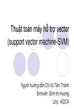 Thuật toán máy hỗ trợ vector (support vector machine-svm)