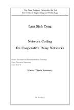 Network coding on cooperative relay networks